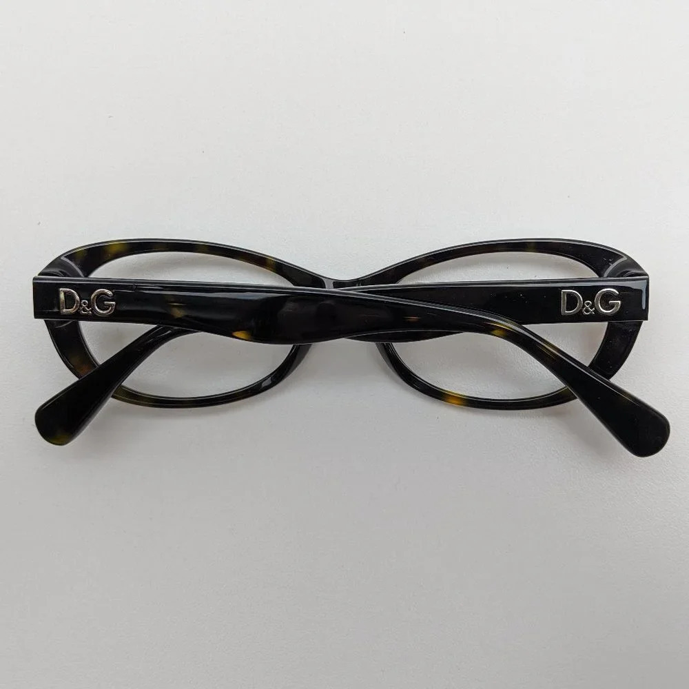 Dolce & Gabbana Tortoiseshell Cat Eye Glasses - Picture 2 of 7
